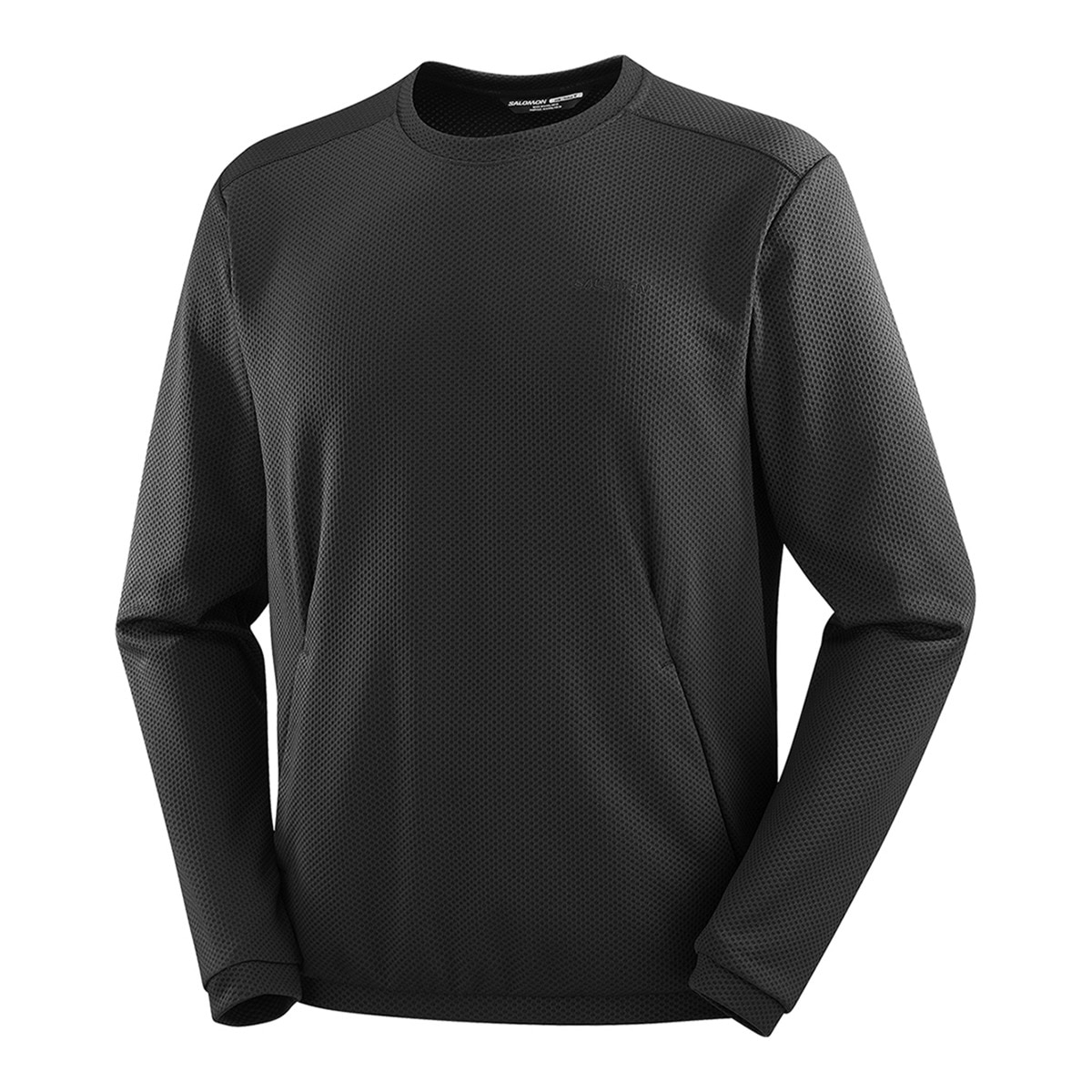 Sudadera de cuello caja de hombre MOTOMESH Salomon - Negro Negro-8