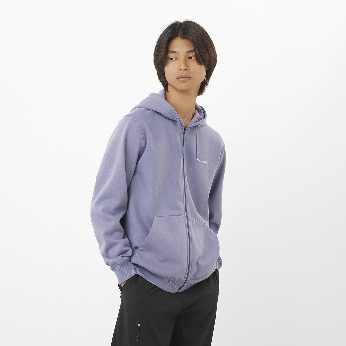 Imagen 0 de Sudadera con capucha de hombre SALOMON LOGO Salomon Azul