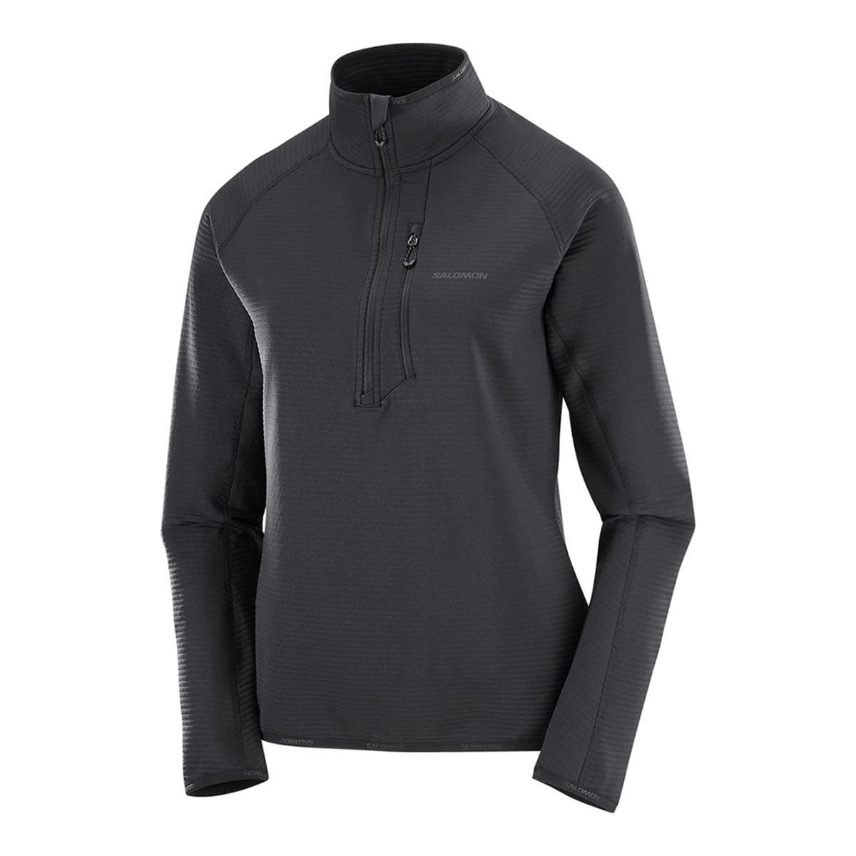Prenda de media cremallera de mujer ESSENTIAL LIGHTWARM Salomon - Negro Negro-6
