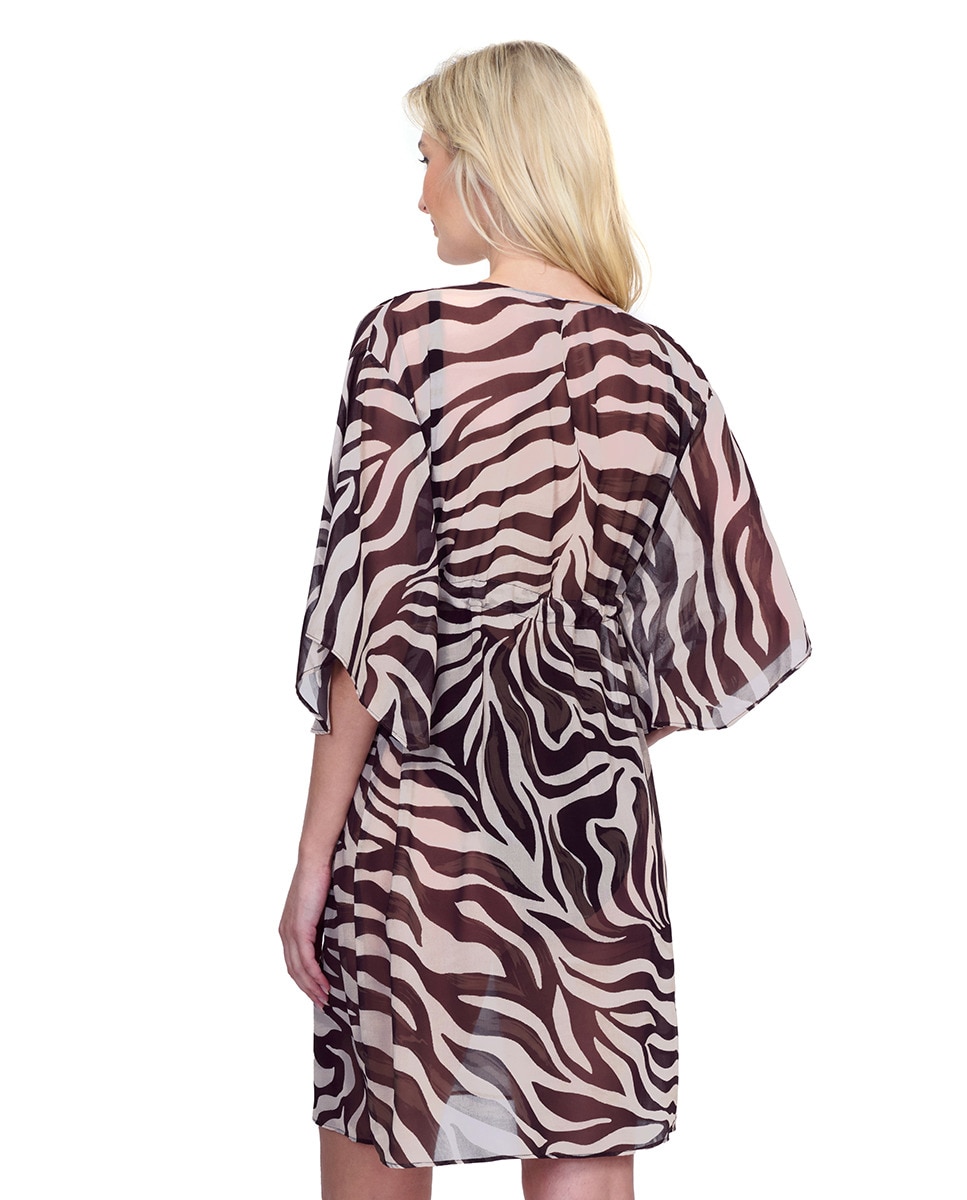 Vestido de Praia Curto Preto-2