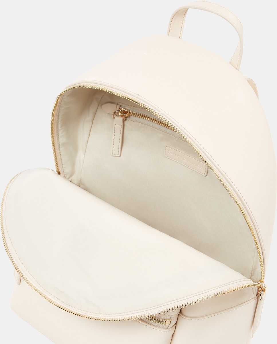 Mochila com Fecho de Correr Branco-4