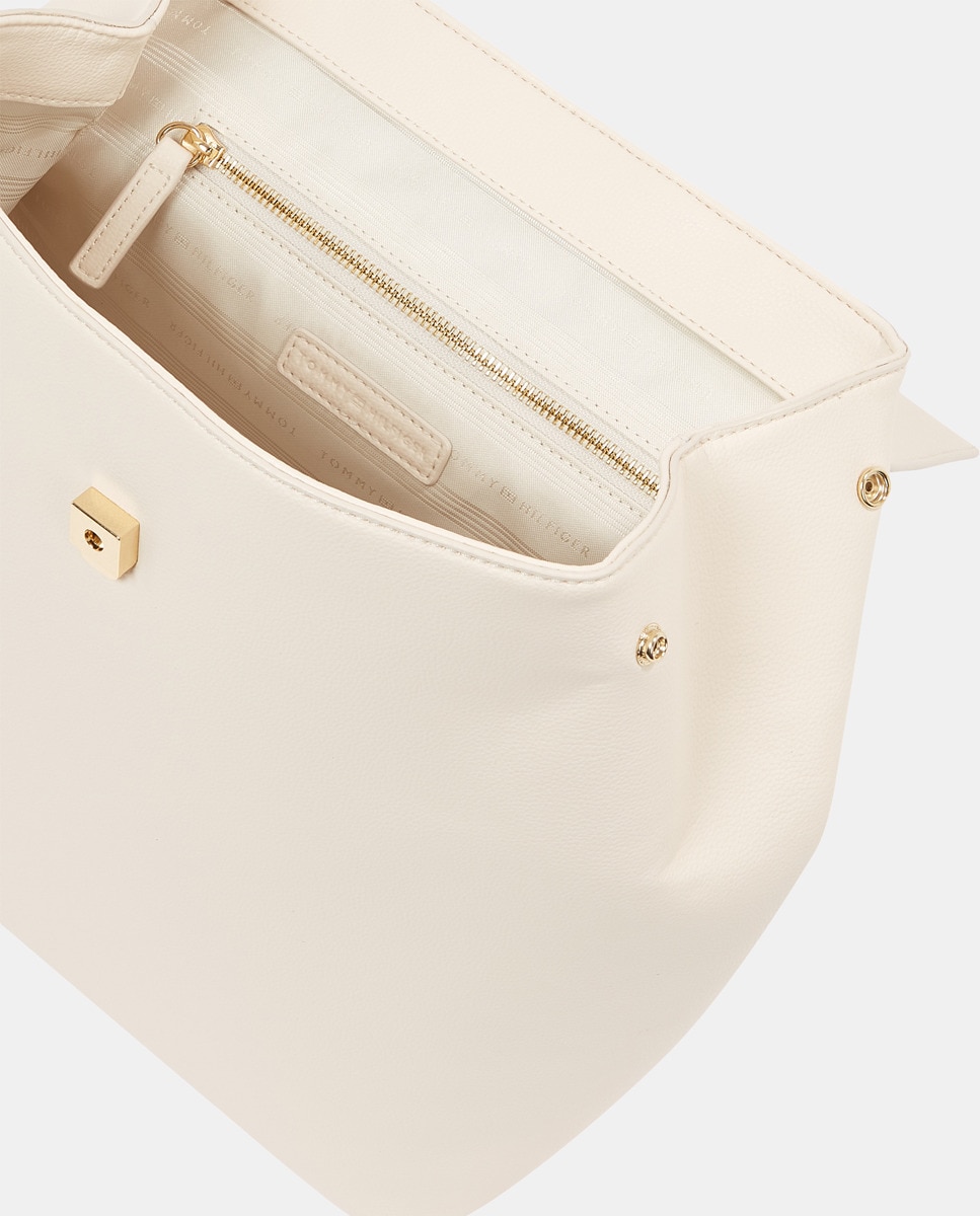 Mochila com Aba Branco-4