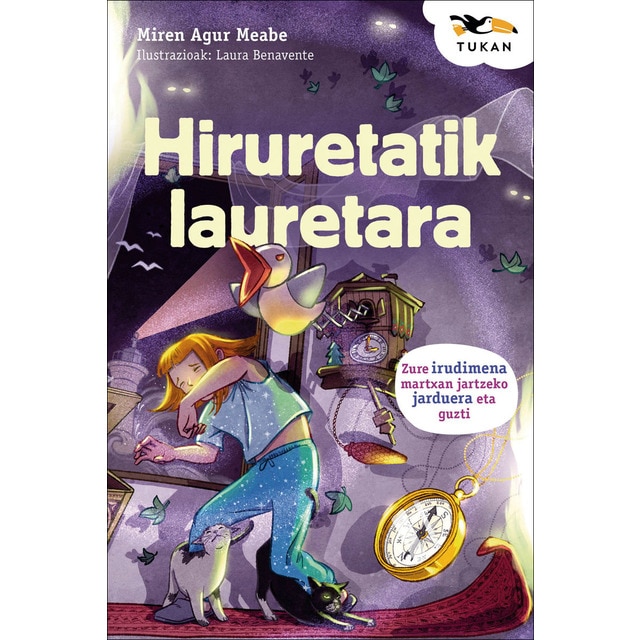 Imagen 0 de HIRURETATIK LAURETARA (DE TRES A CUATRO)  (Tapa blanda con solapas)