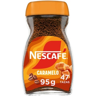 café soluble con caramelo frasco 95 g - Nescafe
