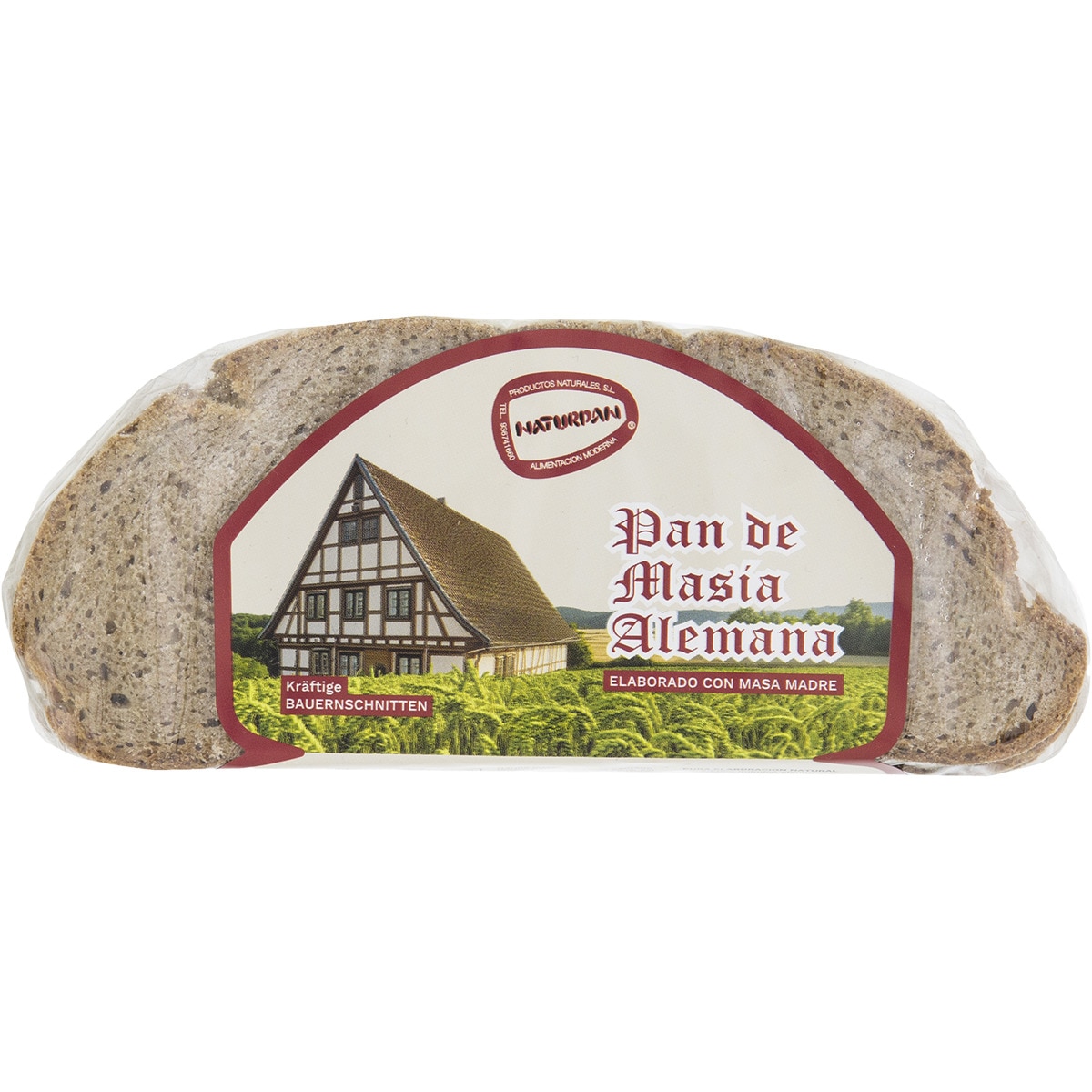 Bauernschnitten pan de masía alemana con masa madre unidad 250 g
