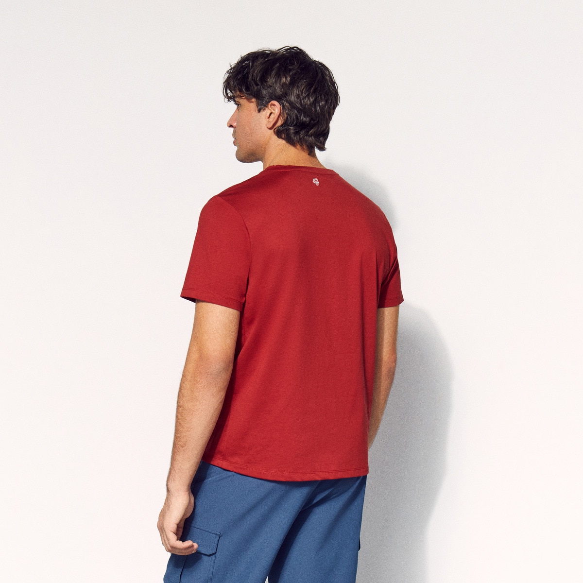 Camisola de Montanha de Homem Vermelho-3