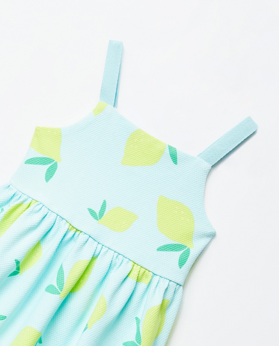 Vestido com Estrutura Amarelo-2