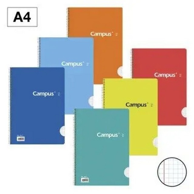 Imagem 0 de Caderno Campus A4 Quadriculado - Modelos Sortidos