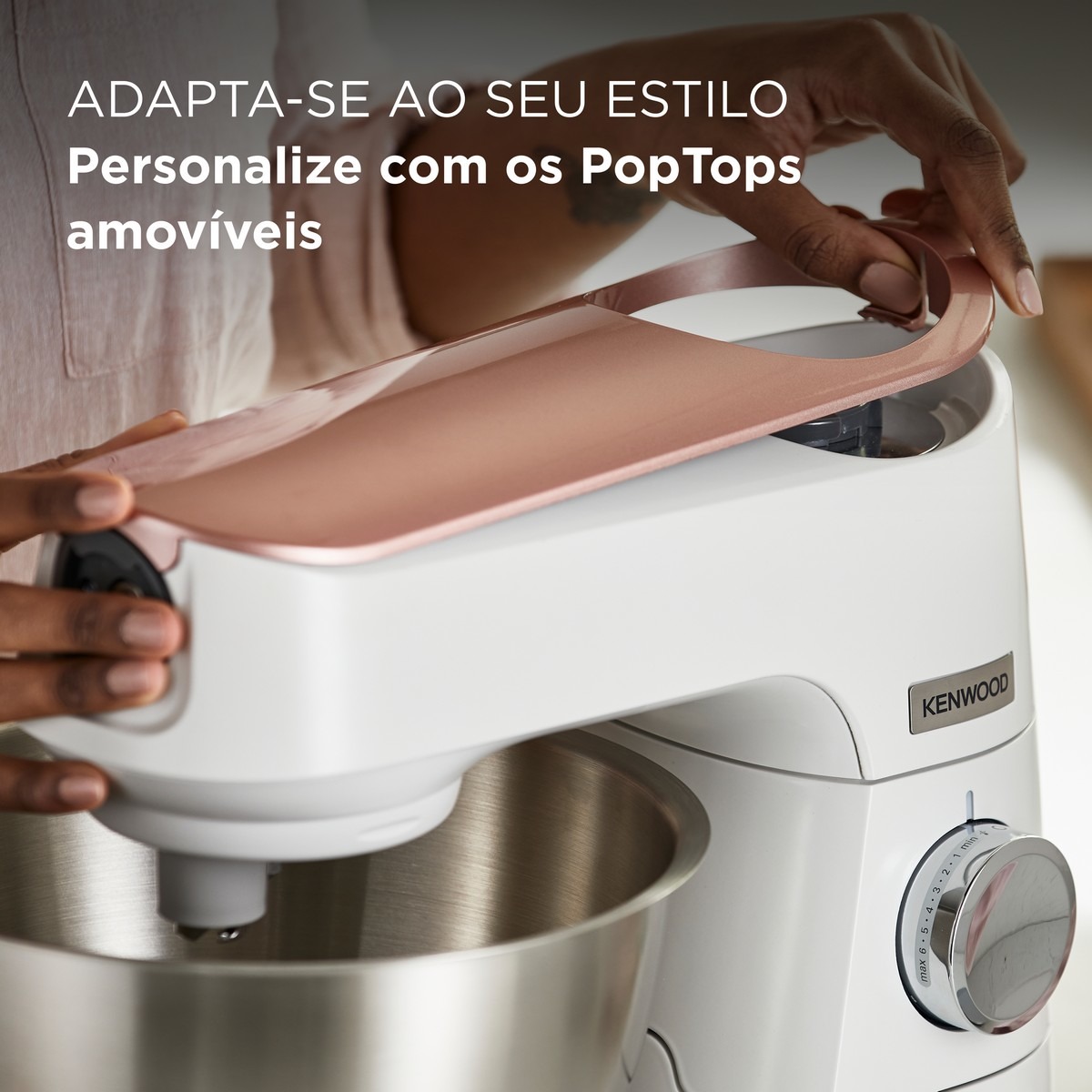 Robot de Cozinha Kenwood Titanium Chef Baker Lite KVL65.001WH, 1200W Capacidade de 7L e 5 Acessórios - Metal e Aço inox Metal-4