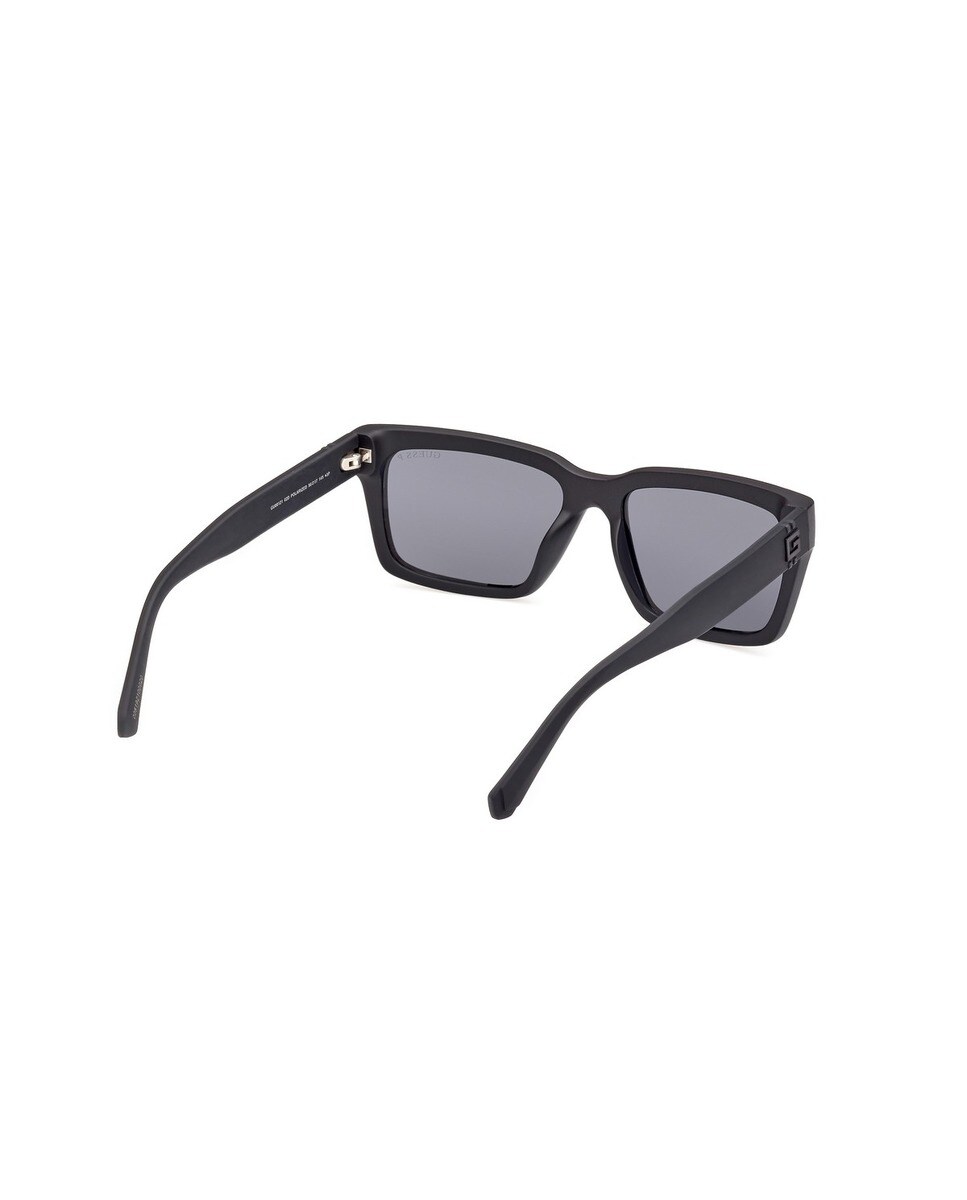 Óculos de Sol Retangular em Injetado - Preto mate 4
