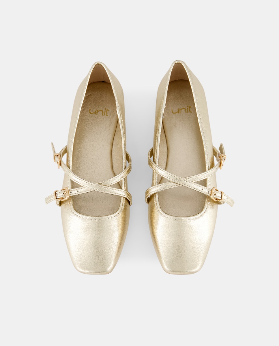Bailarina  laminada Oro-4