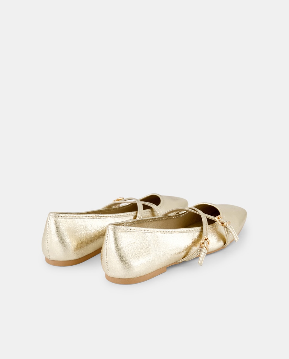 Bailarina  laminada Oro-3