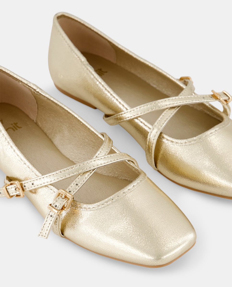 Bailarina  laminada Oro-5