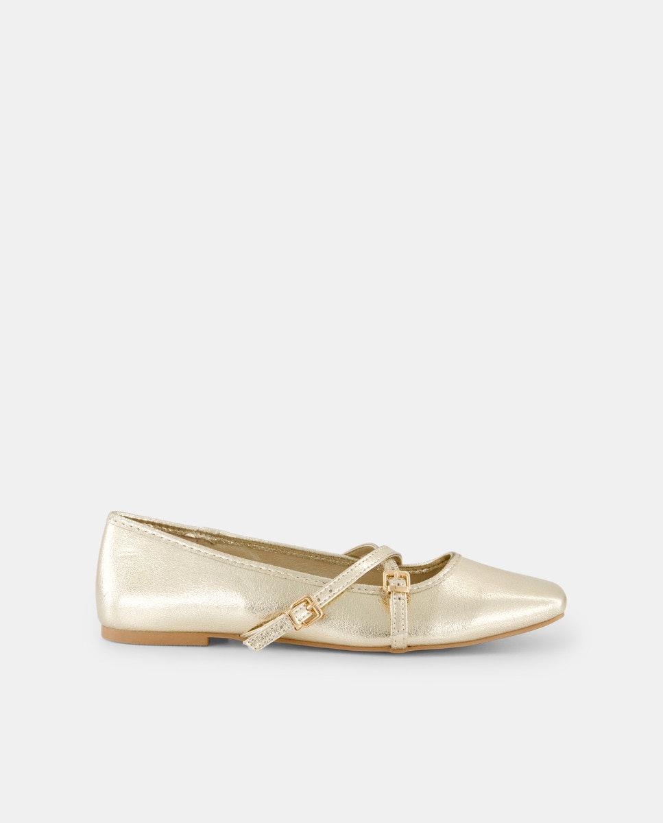 Bailarina  laminada Oro-1
