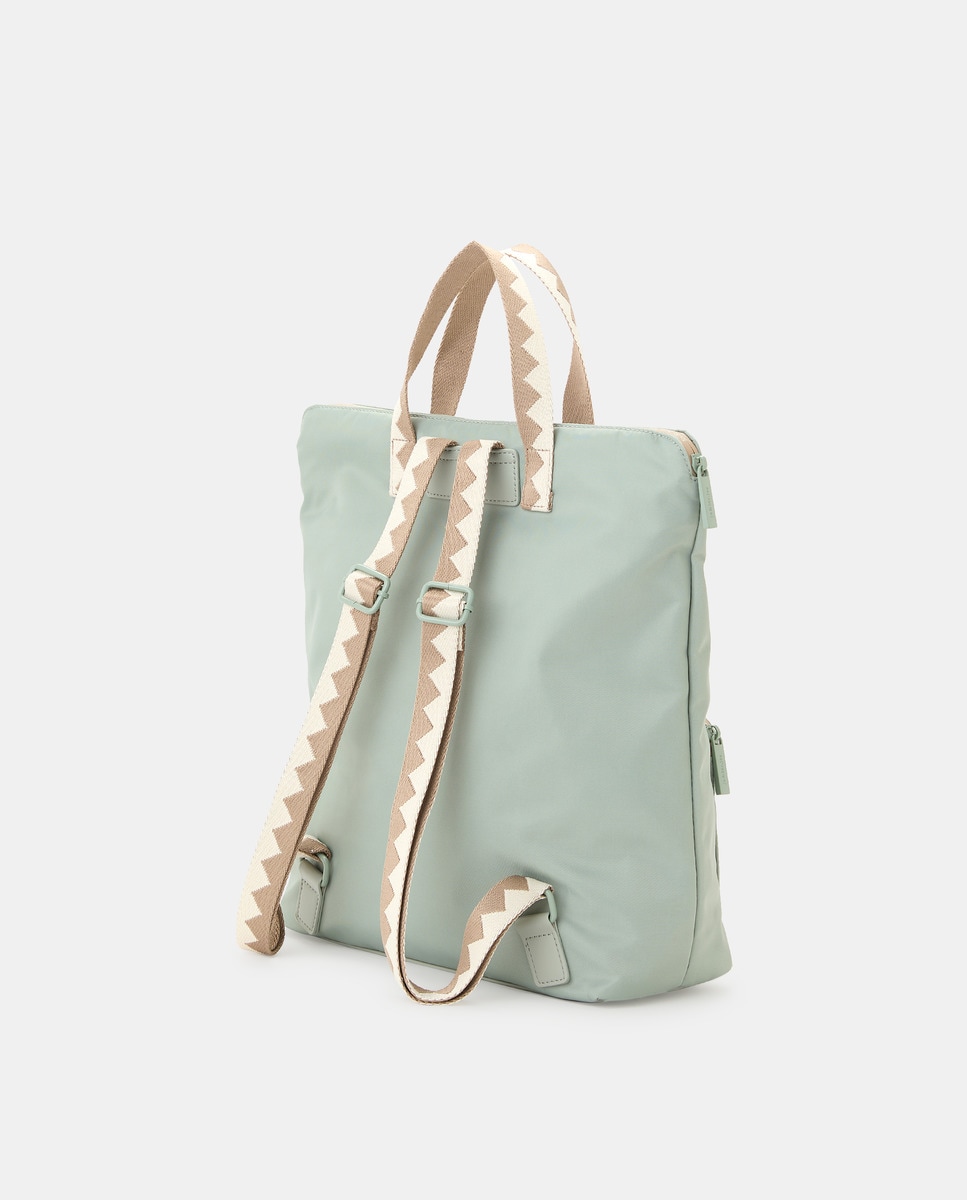 Mochila com Detalhe na Alça 582 Verde Água-2