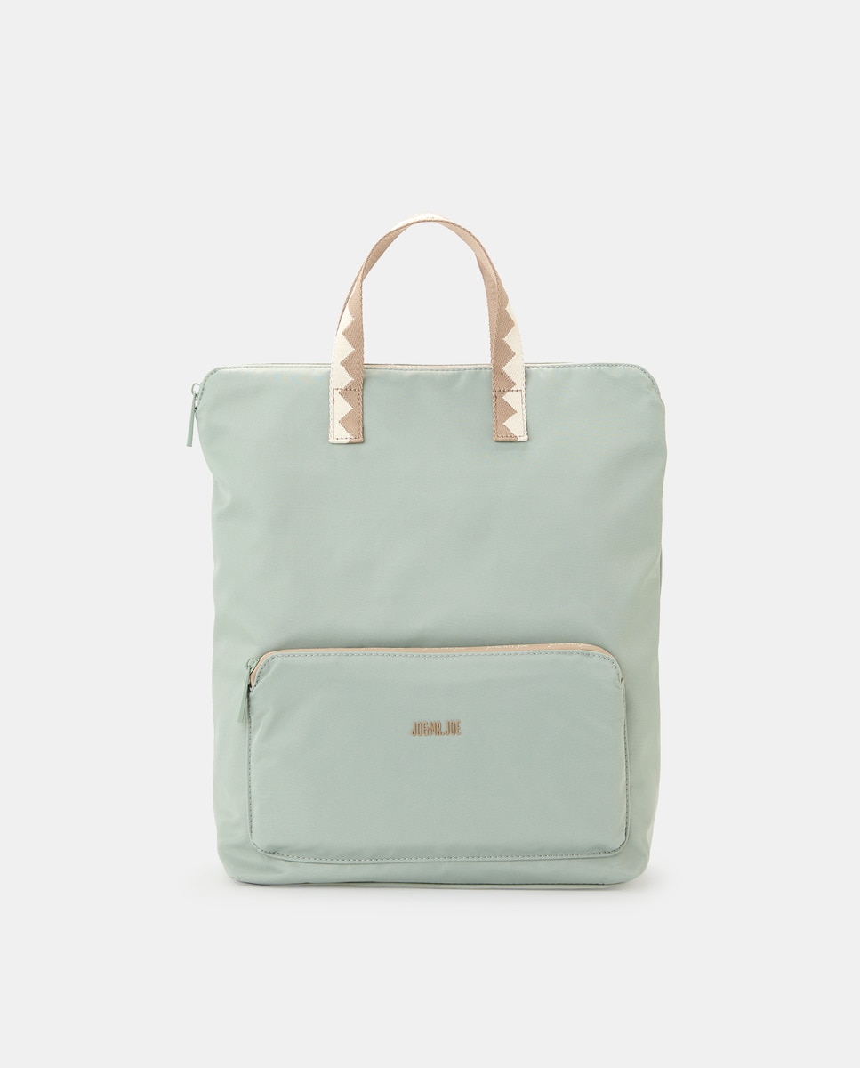 Mochila com Detalhe na Alça 582 Verde Água-1