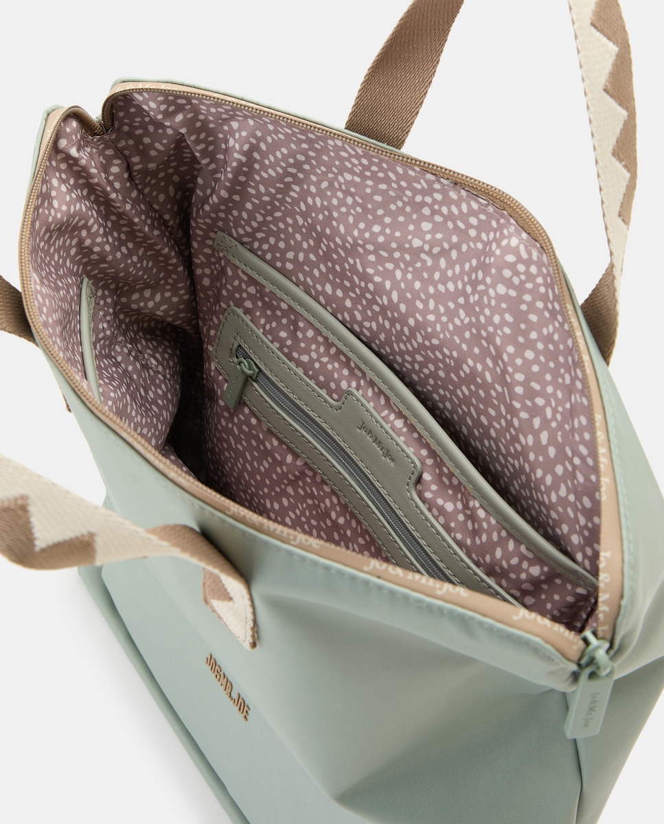 Mochila com Detalhe na Alça 582 Verde Água-4