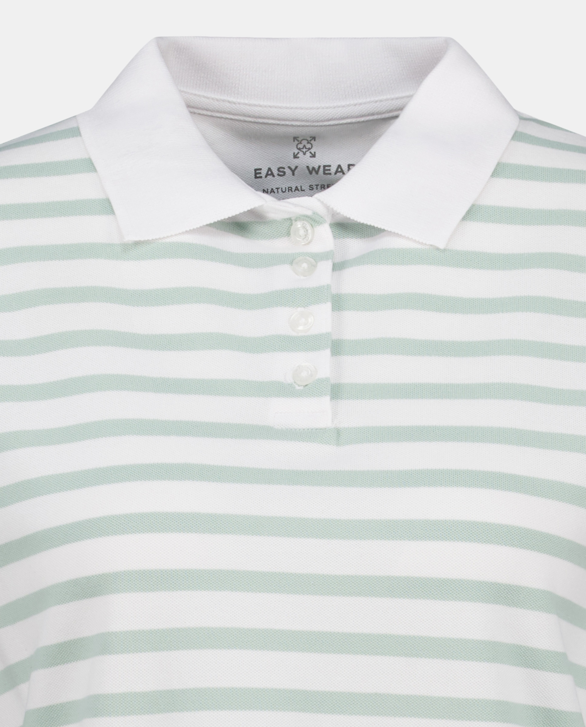 Polo às Bolinhas com Manga Curta Verde-claro-5