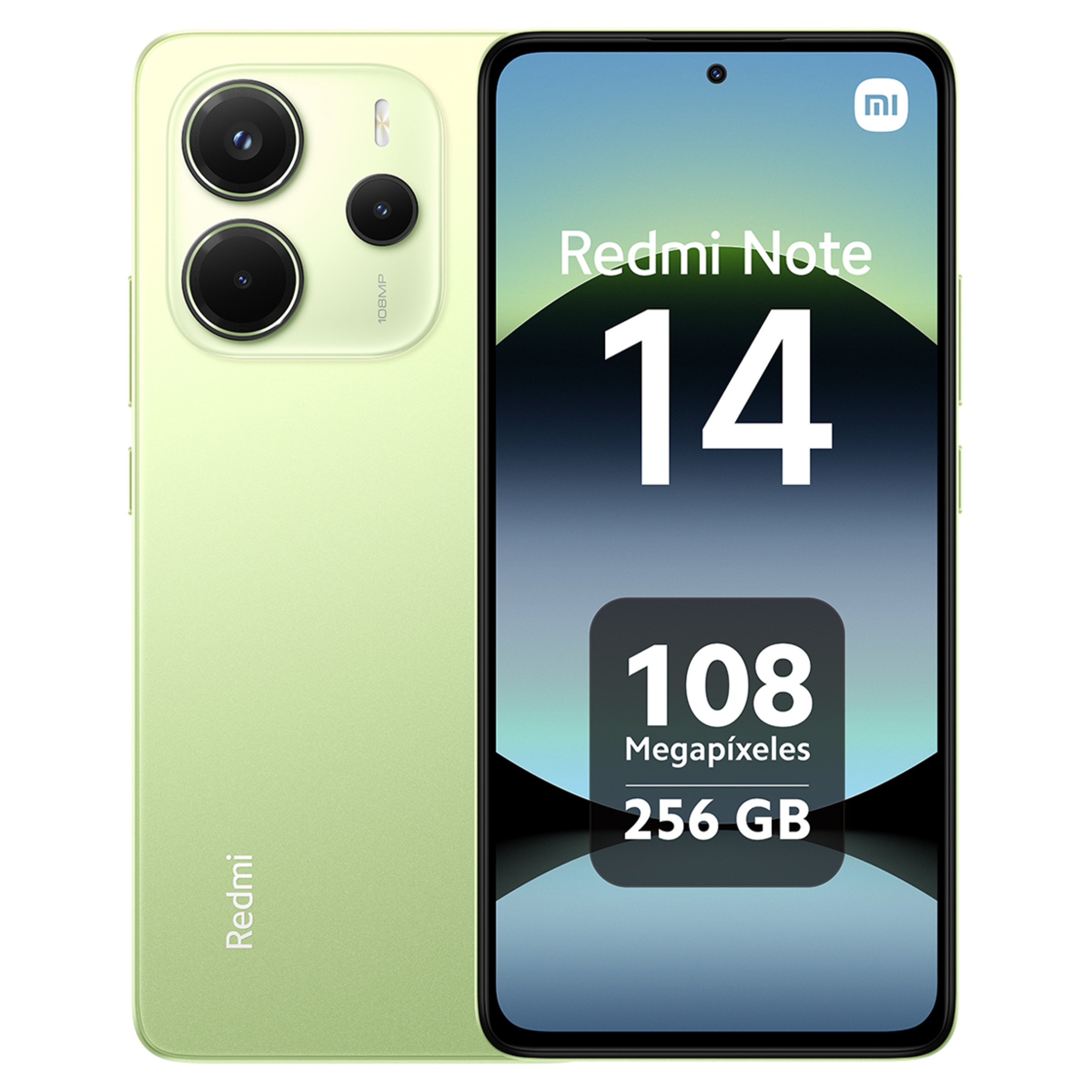 Xiaomi Redmi Note 14 8GB + 256GB móvil libre (Reacondicionado Grado A) Verde Lima-1