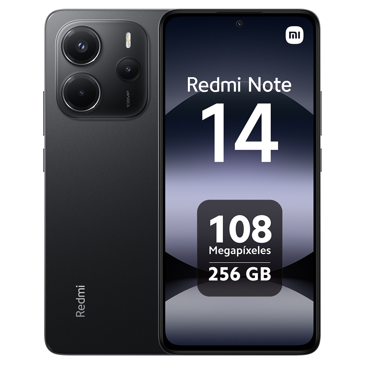 Xiaomi Redmi Note 14 8GB + 256GB móvil libre Negro Medianoche-1