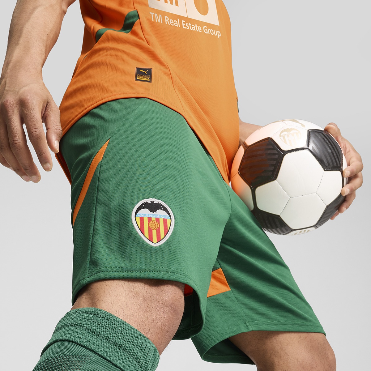 Calções de Homem 3.º Equipamento Valencia CF 2024-2025 Laranja-4