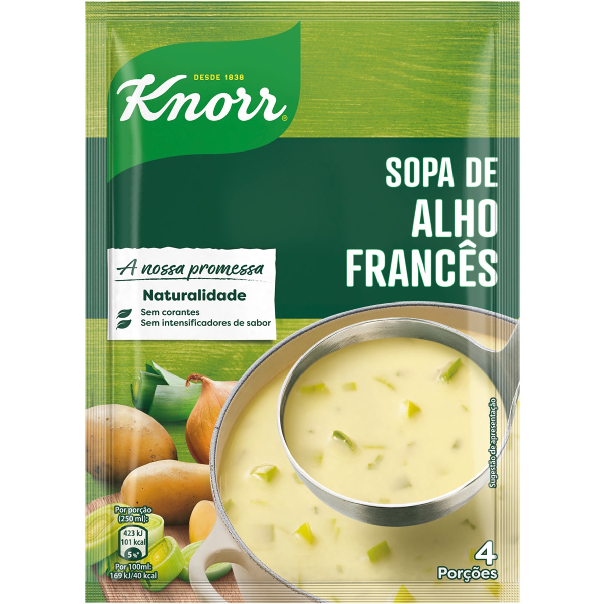 Sopa de Alho Francês embalagem 107 g