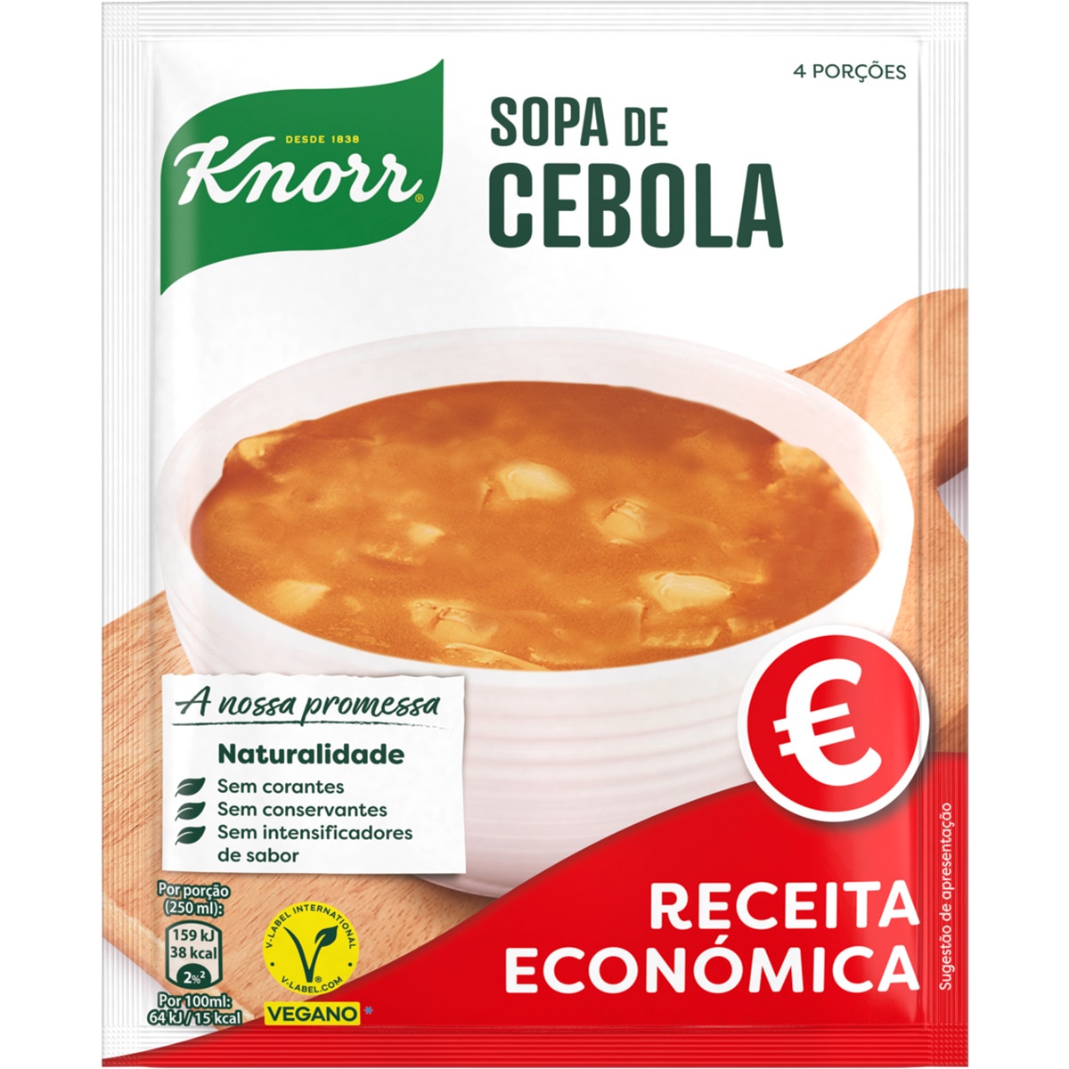 Sopa de Cebola Económica embalagem 43 g