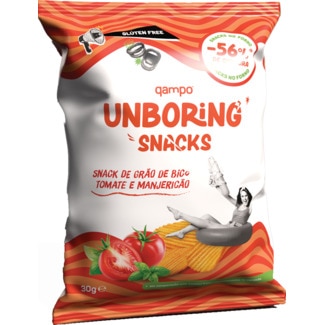 Snack Grão de Bico Tomate e Manjericão embalagem 30 g - Unboring
