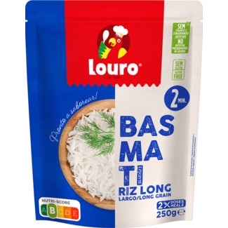 Arroz Pronto Basmati embalagem 250 g - Louro