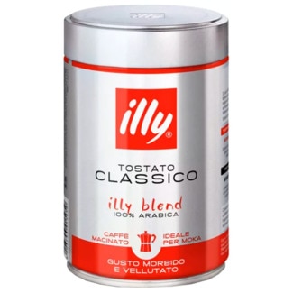 Café Moído Clássico Moka lata 250 g - Illy