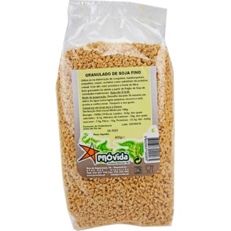 Soja Fina Granulada embalagem 400 g - Próvida