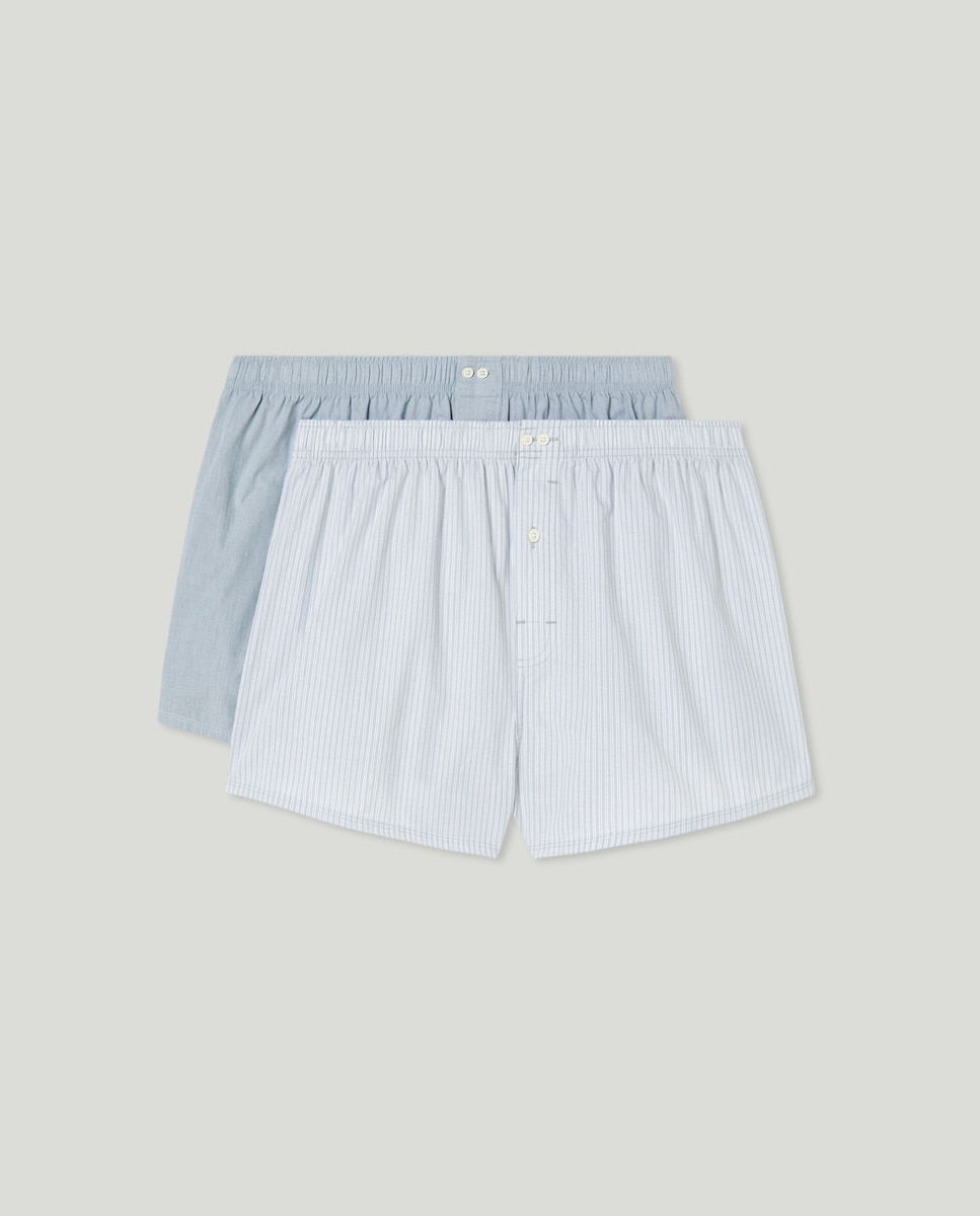 Pack 2 boxer algodón hombre Verde-1