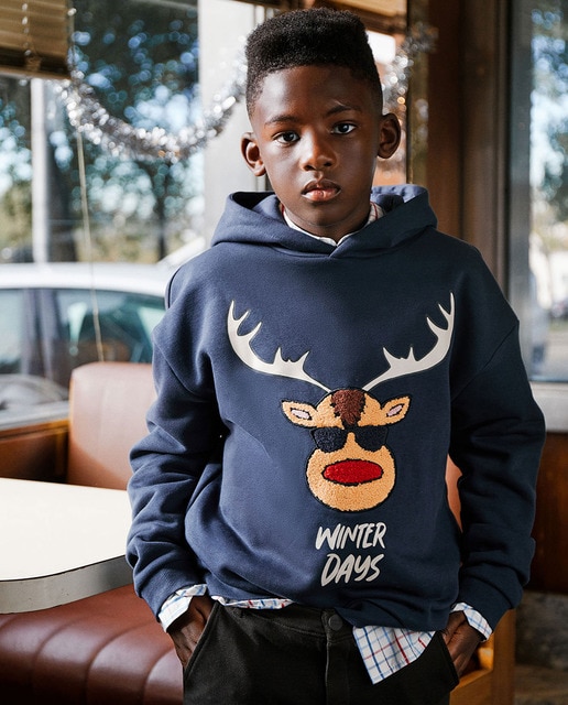 Imagem 0 de Sweatshirt com Rena de Natal