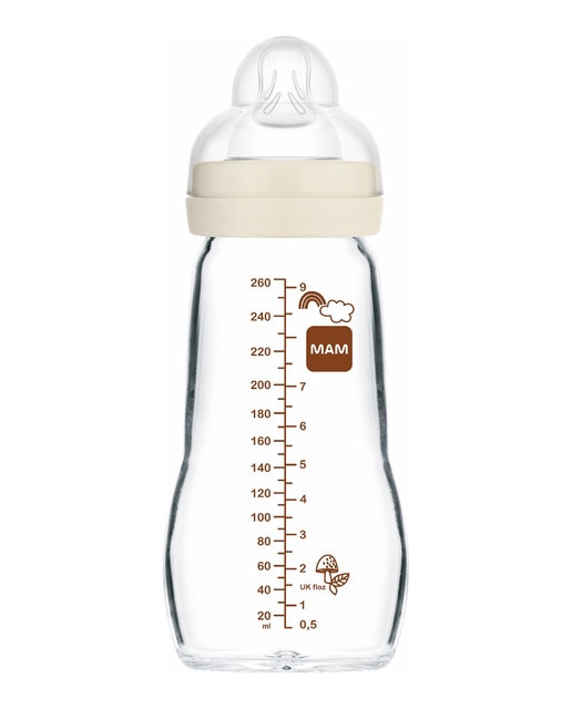 Imagen 0 de Biberón de cristal Feel Good 260 ml MAM
