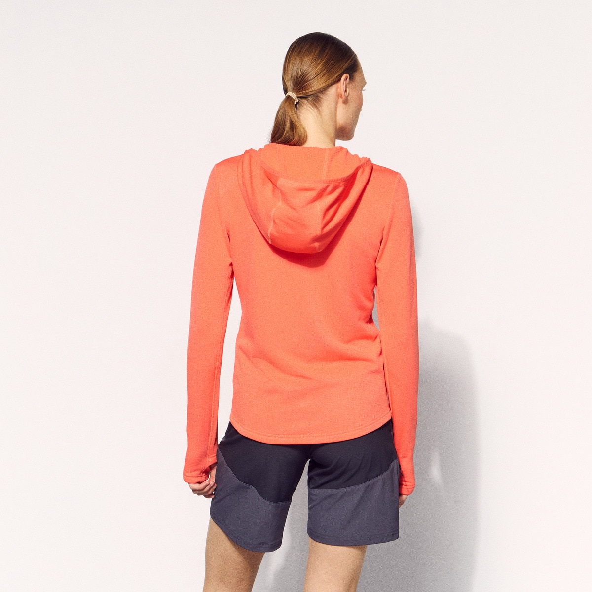 Sweatshirt Técnica de Montanha de Mulher Vermelho-3