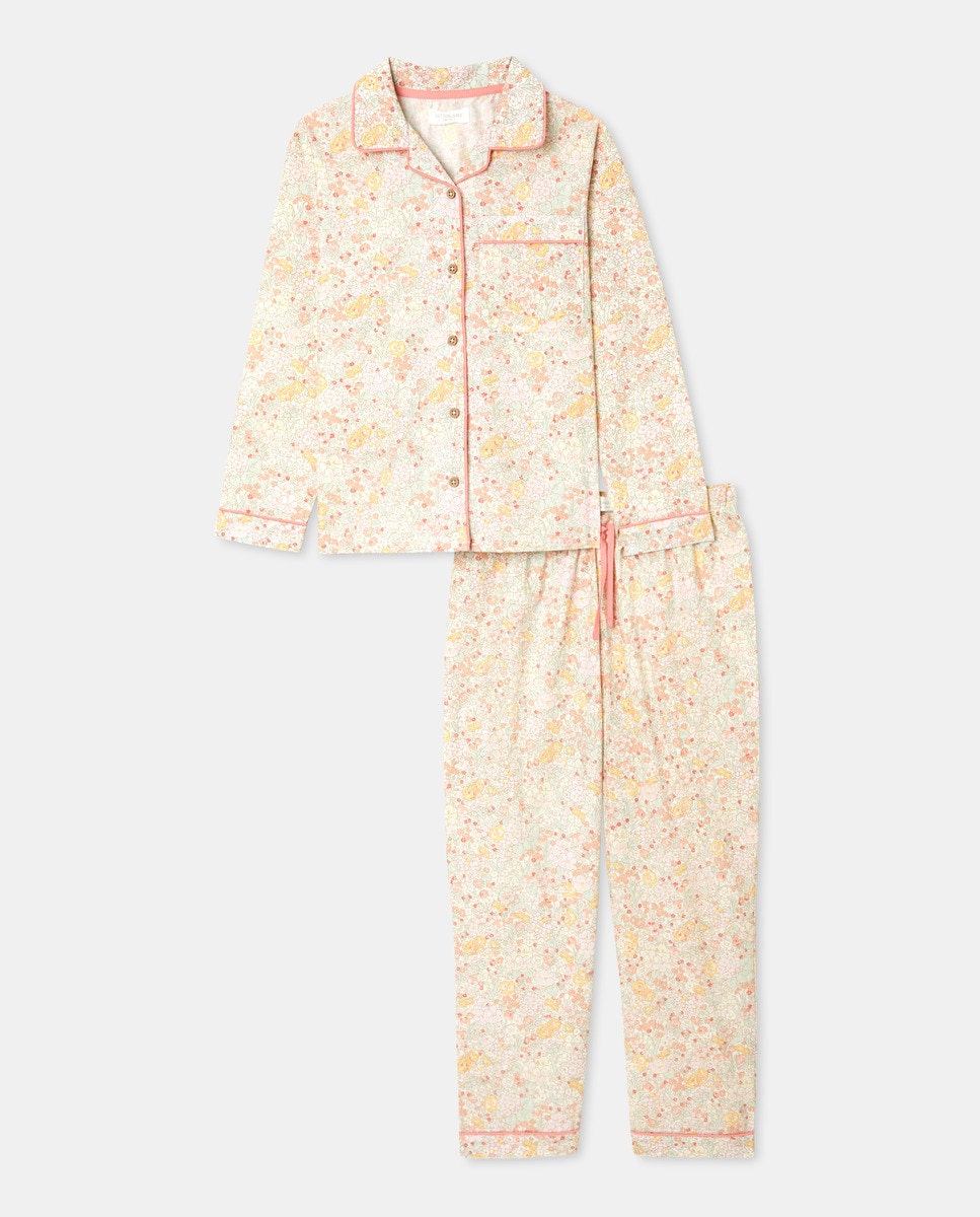 Pijama comprido Branco-4