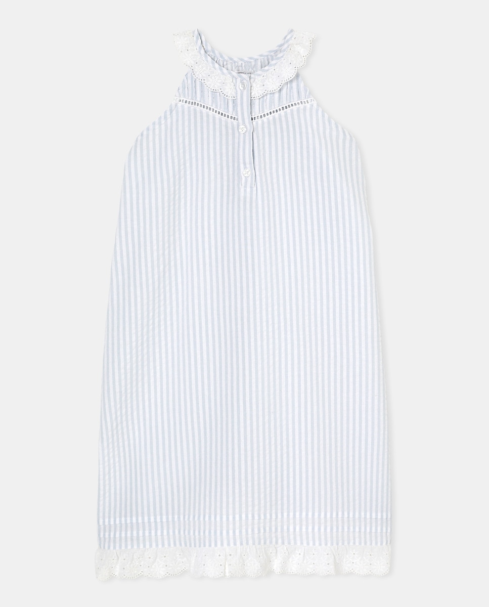 Camisón de niña Azul-3