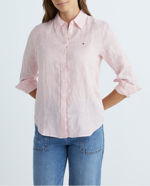 Imagen 0 de Camisa de mujer relaxed de lino