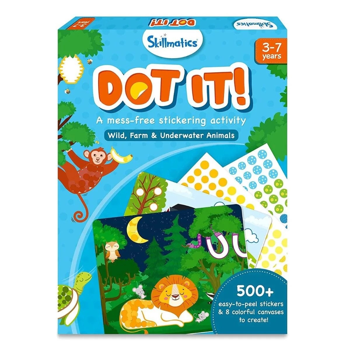 Autocolantes Skillmatics Dot It! Selvagem, Quinta e Subaquático 1