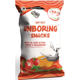 Snack Grão de Bico Tomate e Manjericão embalagem 85 g - Unboring
