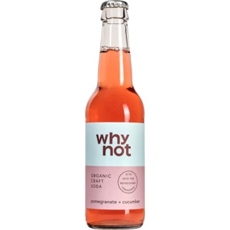 Soda Pepino e Romã garrafa 330 ml - Why Not