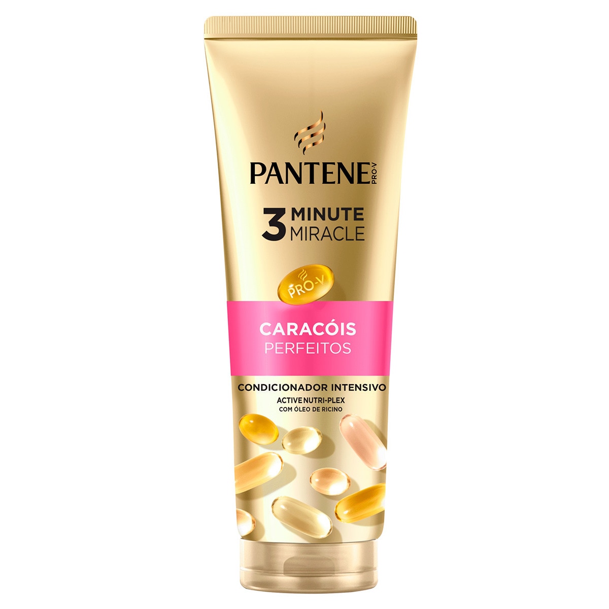 Condicionador Intensivo Pro-V Active Nutri-Plex Miracle Caracóis Perfeitos embalagem 220 ml