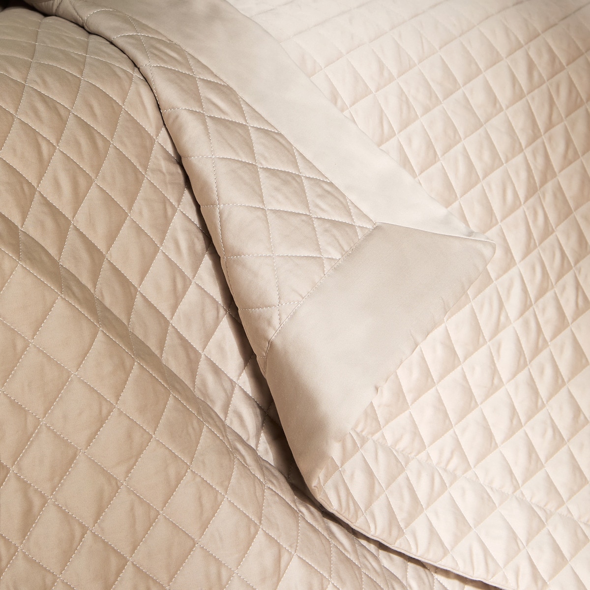 Edredão de Cetim de Algodão Diamond Pérola-cinzento-4