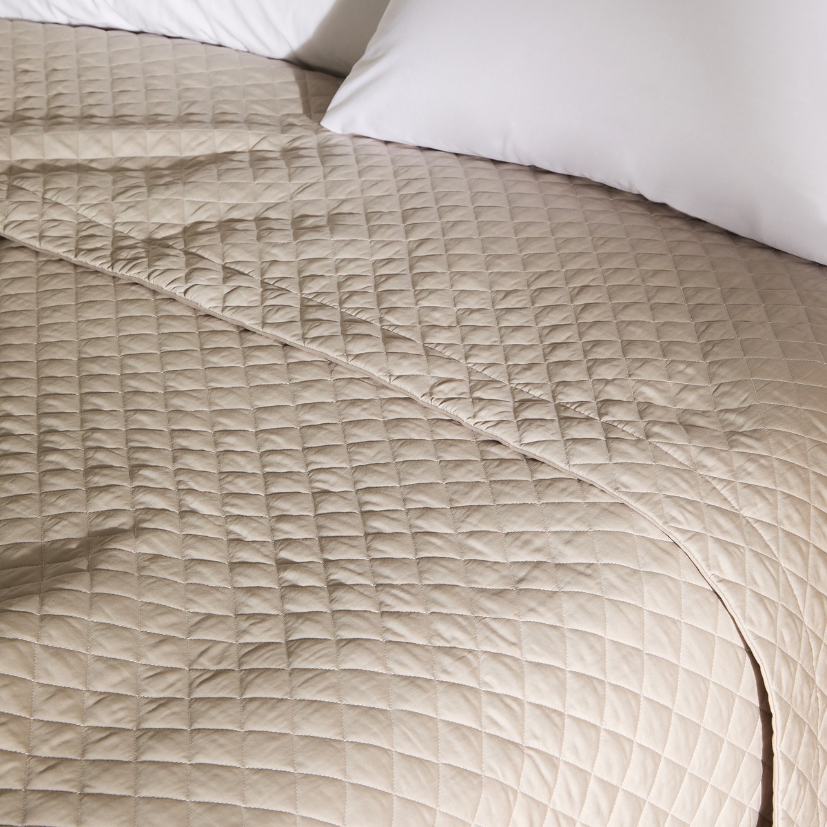 Edredão de Cetim de Algodão Diamond Pérola-cinzento-3