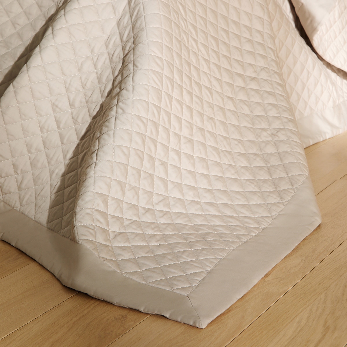 Edredão de Cetim de Algodão Diamond Pérola-cinzento-5