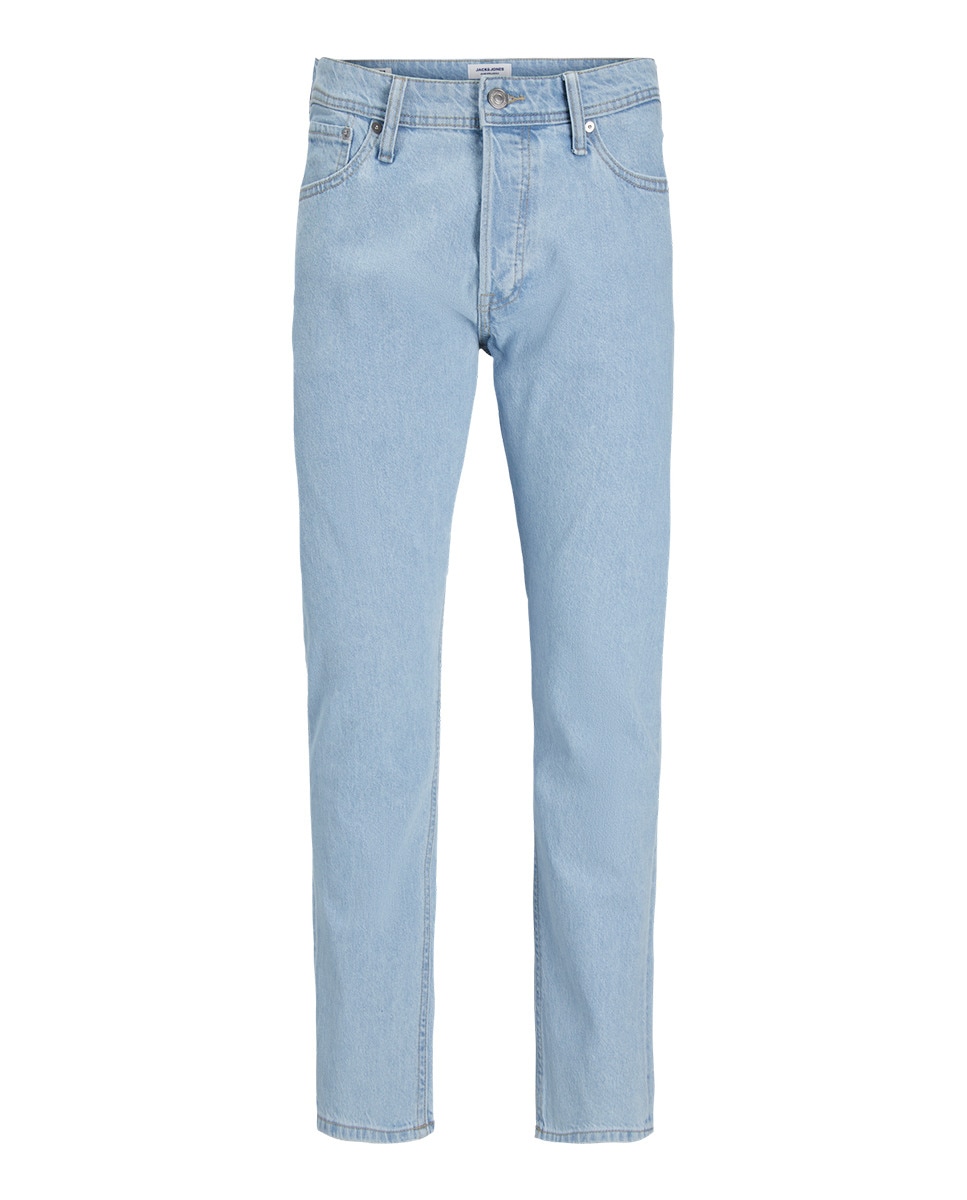 Jeans Loose Fit de Cintura Baixa Azul-6