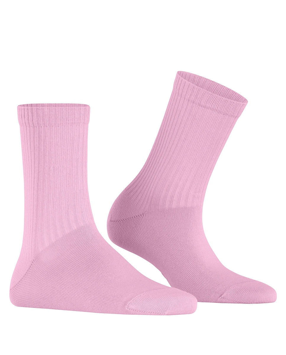 Meias Caneladas Rosa-1