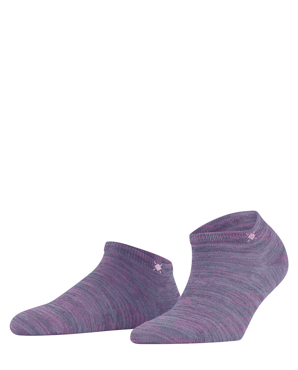 Meias Pelo Tornozelo Mescladas Roxo-3
