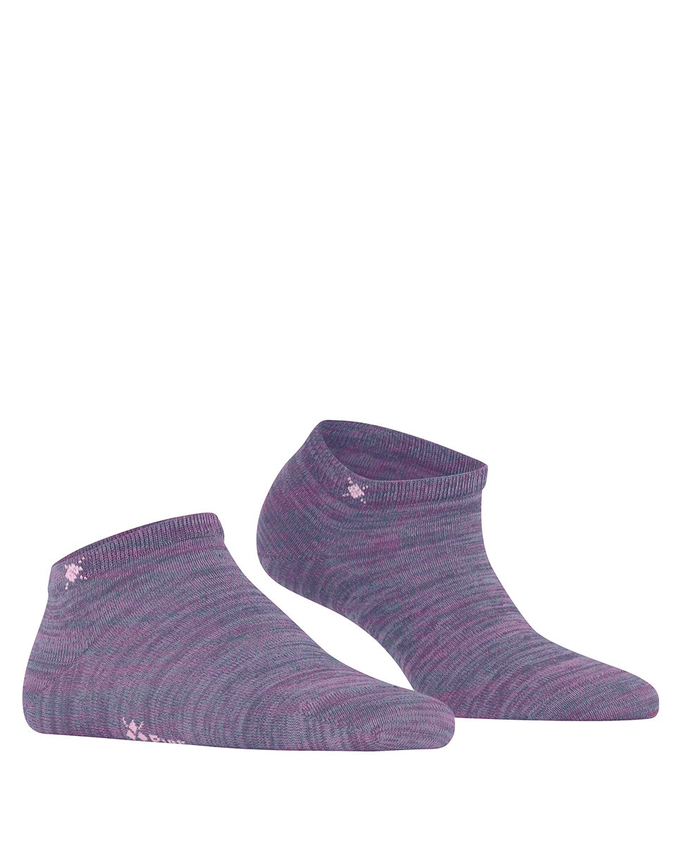 Meias Pelo Tornozelo Mescladas Roxo-1