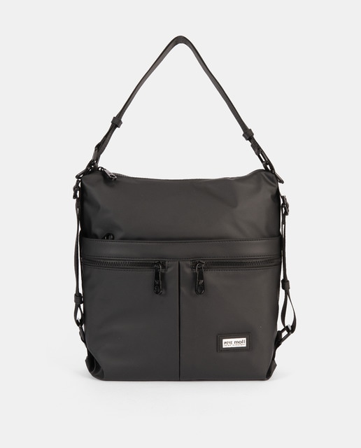 Imagen 0 de Bandolera  ligera con tacto muy agradable, asa doble función, bandolera convertible en mochila